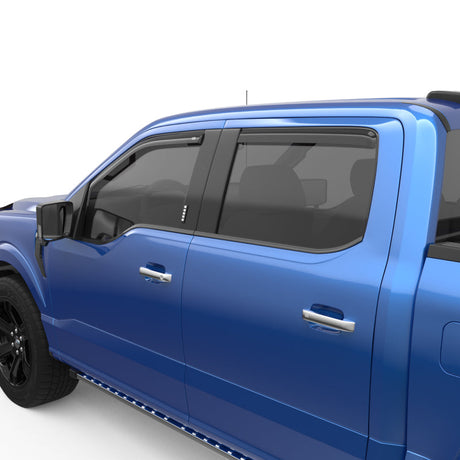 EGR 15-23 Ford F150 Crew Cab In-Channel Window Visors - Set of 4 (573491) 573491