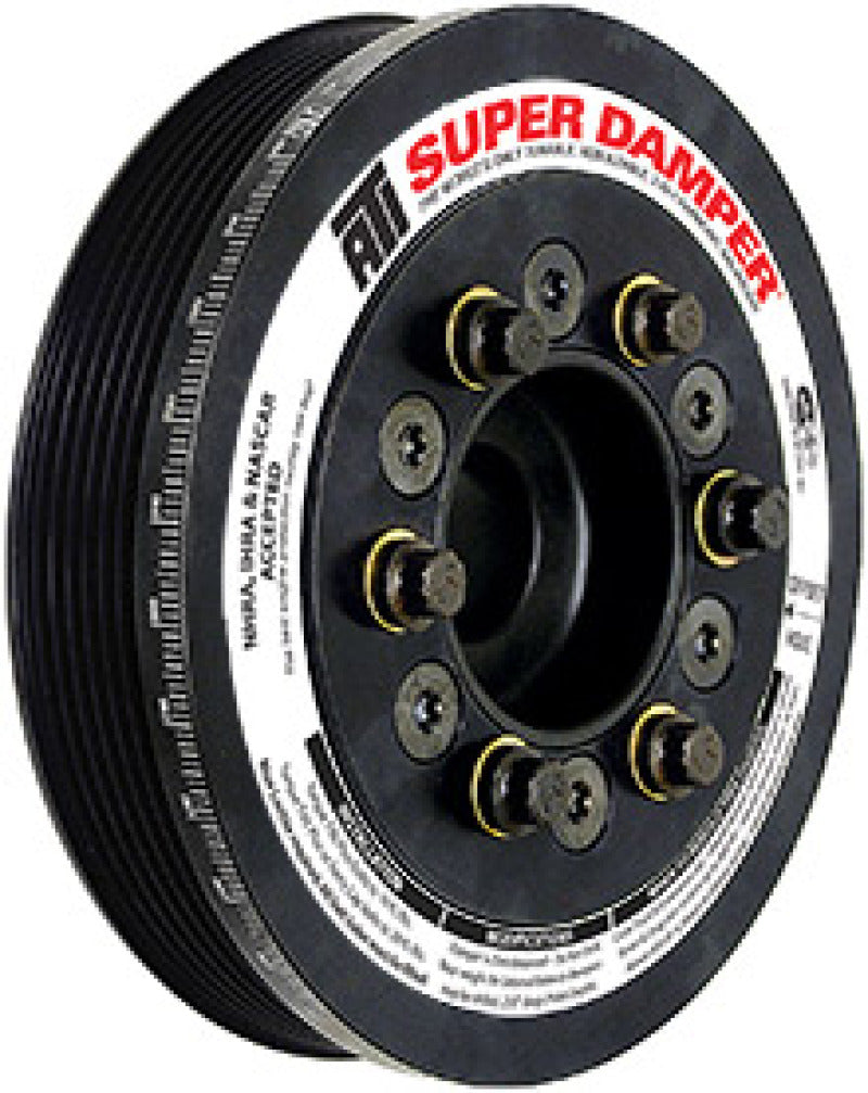 ATI Damper - 6.78in - Alum - 6 Grv - Ford 4.6 Cobra - 96-04 - OEM Size ATI918036