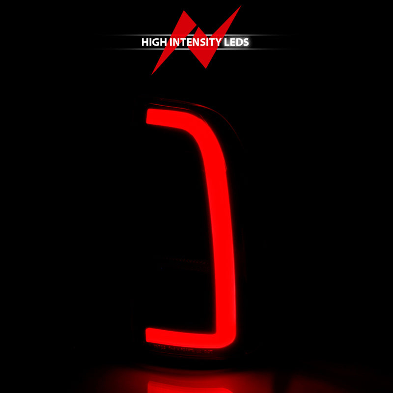 ANZO 00-06 Toyota Tundra (Std. Bed/Reg Cab) LED Taillights w/Light Bar Black Housing Smoke Lens 311412