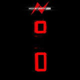 Anzo 19-21 Chevy Silverado Work Truck Full LED Tailights Chrome Housing Red Lens G2(w/C Light Bars) 311419