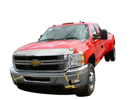 AVS 11-14 Chevy Silverado 2500 Aeroskin Low Profile Hood Shield - Chrome 622030
