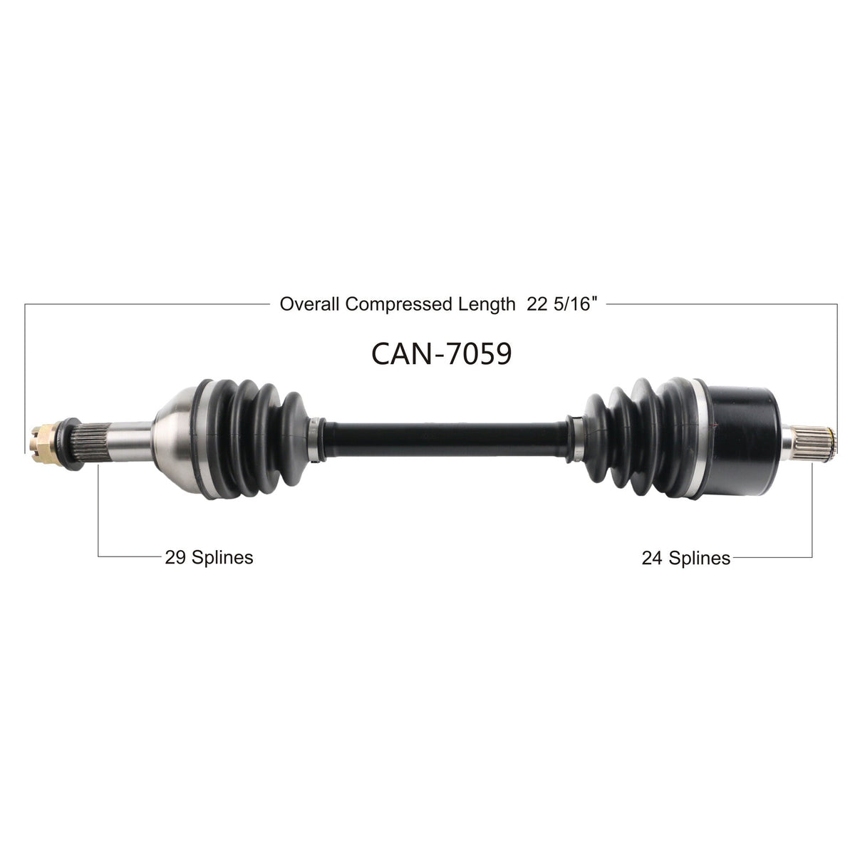 OPEN TRAILOe 2.0 Axle RearCAN-7059