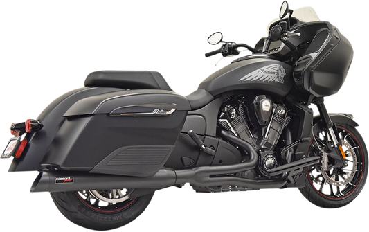 BASSANI XHAUST Road Rage 2:1 Exhaust - Black - Challenger 8H18SB