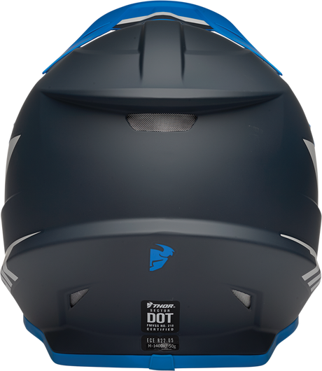 THOR Sector Helmet - Chev - Blue/Light Gray - XL 0110-7332