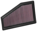 K&N 2019 Jeep Cherokee L4-2.4L V6-3.2L F/I Replacement Drop In Air Filter 33-5089