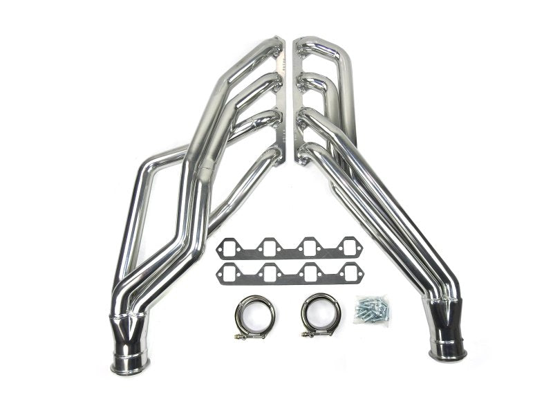 JBA 65-73 Ford Mustang 351W SBF 1-3/4in Primary Silver Ctd Long Tube Header 6616SJS