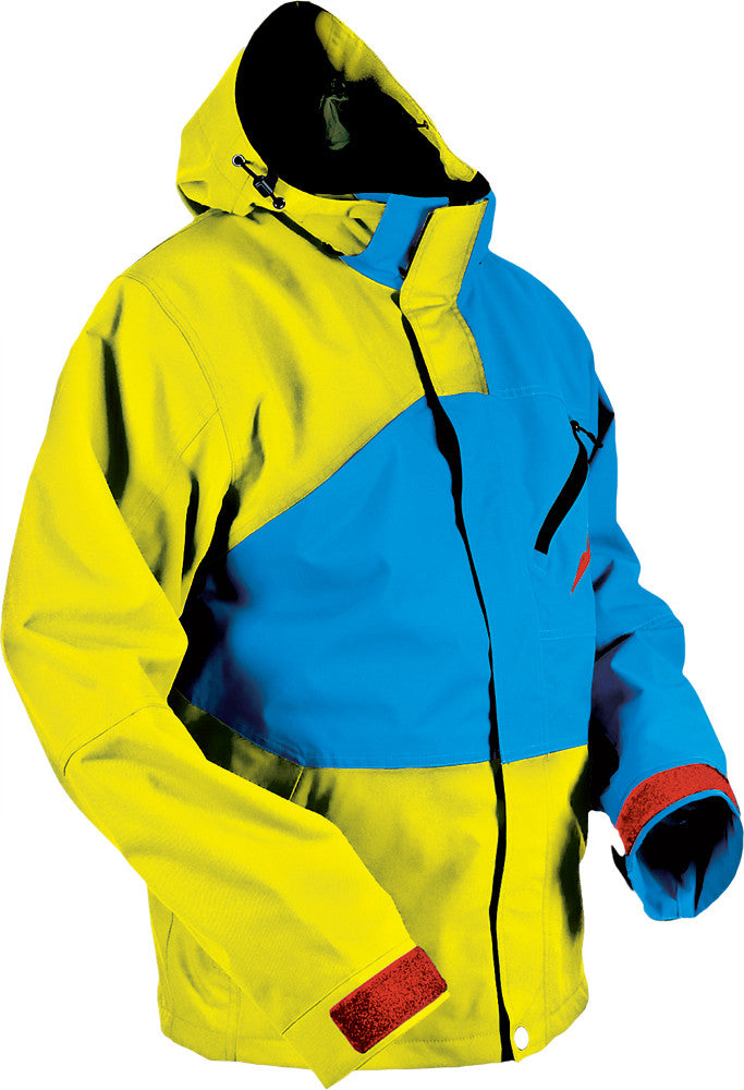 HMK Hustler 2 Jacket Yellow/Blue Md HM7JHUS2YBLM