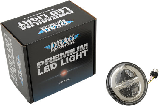 DRAG SPECIALTIES 5.75" Reflector Style LED Headlamp - Chrome 553014