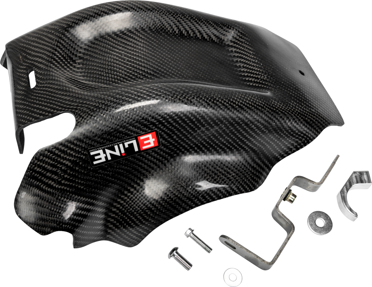 E-LINE ACCESSORIES Carbon Fiber Skid Plates Hus/Ktm MSP25017