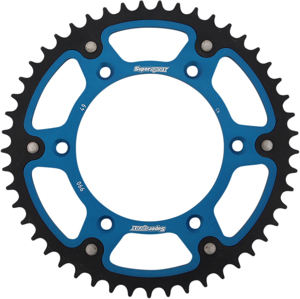 SUPERSPROX Stealth Rear Sprocket - 49 Tooth - Blue - Husaberg/Husqvarna/KTM RST-990-49-BLU