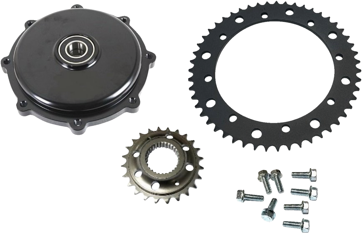 DRAG SPECIALTIES Conversion Sprocket Kit - Chrome 201408