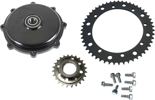 DRAG SPECIALTIES Conversion Sprocket Kit - Chrome 201408