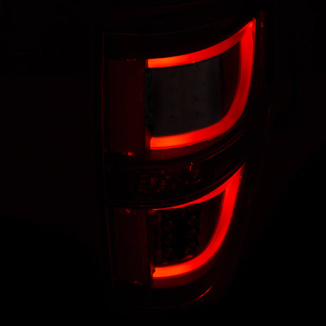 ANZO 2009-2013 Ford F-150 LED Taillights Black 311257