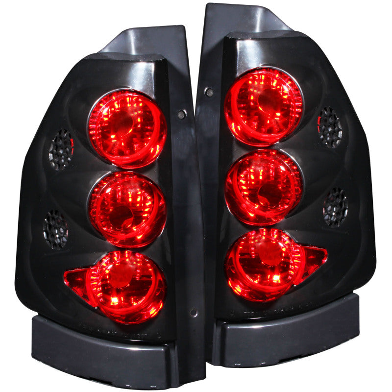 ANZO 2002-2008 Gmc Envoy Taillights Black 211093