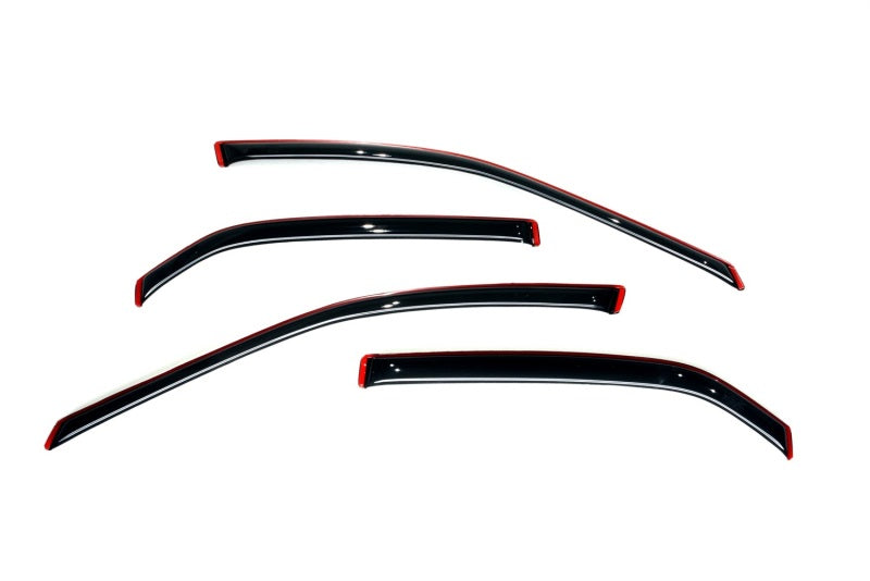 AVS 98-02 Honda Accord Ventvisor In-Channel Front & Rear Window Deflectors 4pc - Smoke 194959