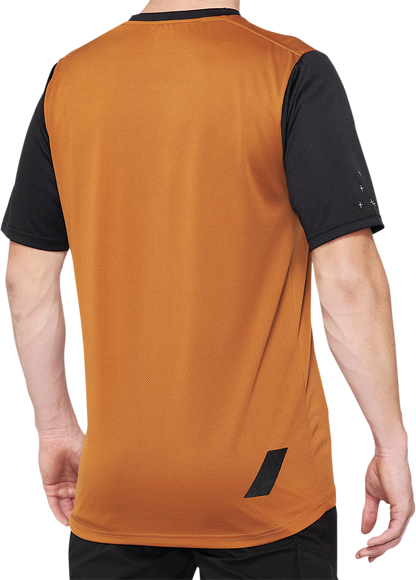 100% Ridecamp Jersey - Terracotta/Black - XL 40027-00018