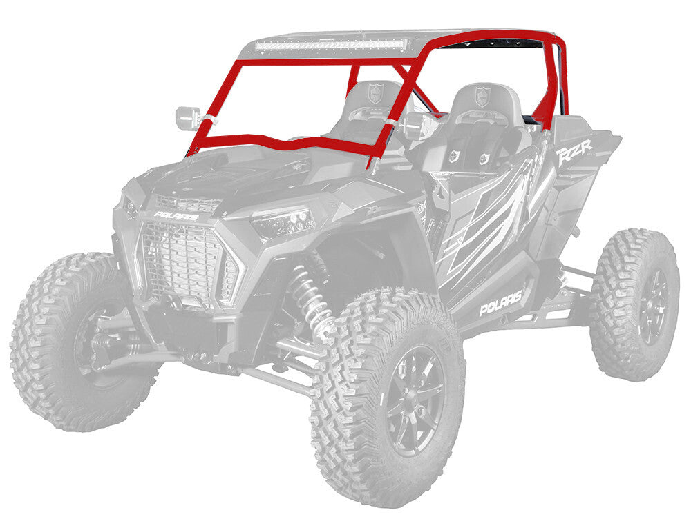 PRO ARMOR Cab Asylum Cage W/No Intrusion Performance Red P191C026PR