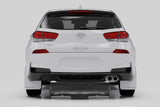 Rally Armor 2019+ Hyundai Elantra N Line UR Black Mud Flap w/ Grey Logo MF59-UR-BLK/GRY