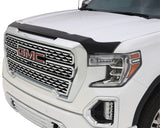 AVS 19-22 GMC Sierra 1500 Aeroskin Low Profile Hood Shield - Matte Black 377167