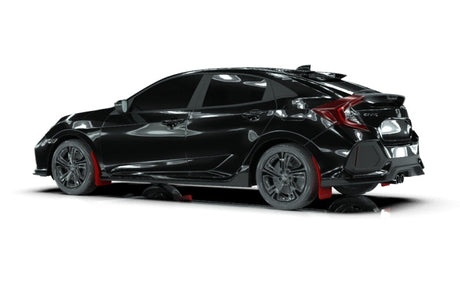 Rally Armor 17-21 Honda Civic Sport & Touring (Hatch) Red UR Mud Flap w/ Black Logo MF51-UR-RD/BLK