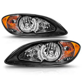 ANZO 2008-2016 International Prostar Crystal Headlights Black Housing (OE Replacement) 131032