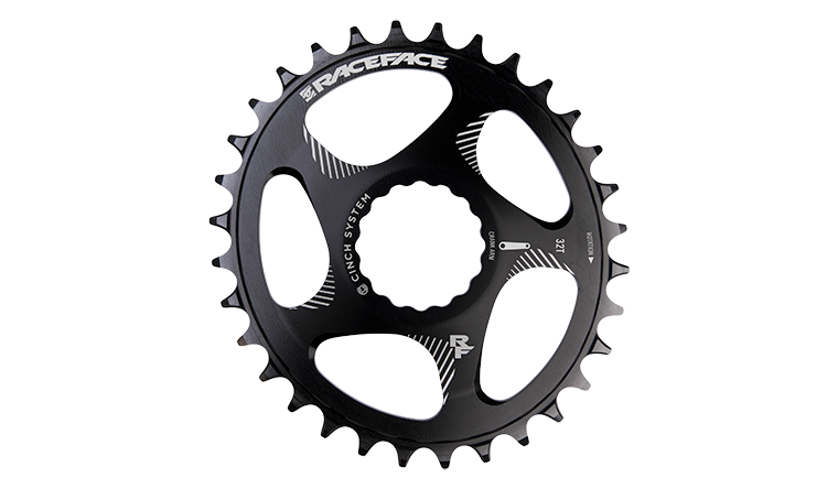 RACE FACE Direct Mount Oval 34t Black 10/11/12s RNWDMOVAL34BLK
