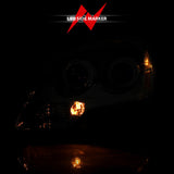 ANZO 2007-2014 Chevy TahOE Crystal Headlight Chrome Amber(OE) 111475