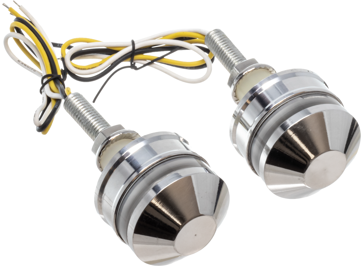 LETRIC LIGHTING COGrip-Light Led Cap Polished White/AmberLLC-PBE-TS