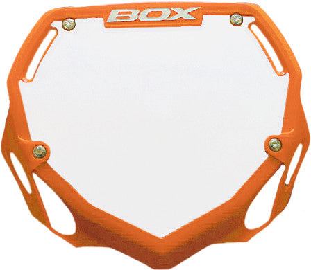 BOX Phase 1 Pro Number Plate (Flo. Orange) BX-NP13000LG-OR