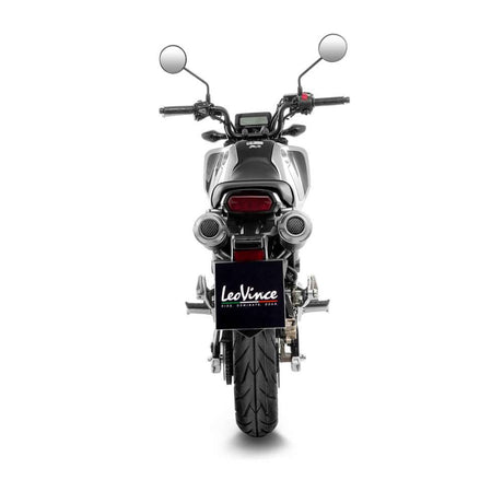 15253C LEOVINCE LV-10 Full Exhaust system with Carbon Fiber dual mufflers for  MSX125 Grom 2022-2024 1810-3093