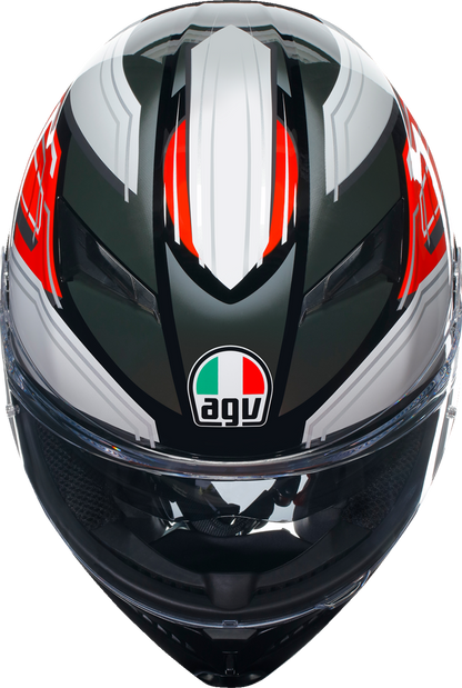 AGV K3 Helmet - Wing - Black/Italy - Large 2118381004007L