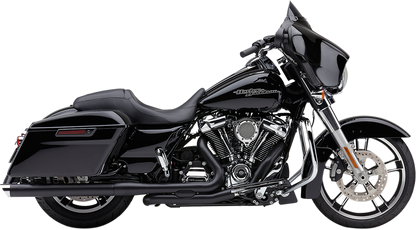 COBRA 3" Mufflers - Black - '17-'20 Bagger 6021RB