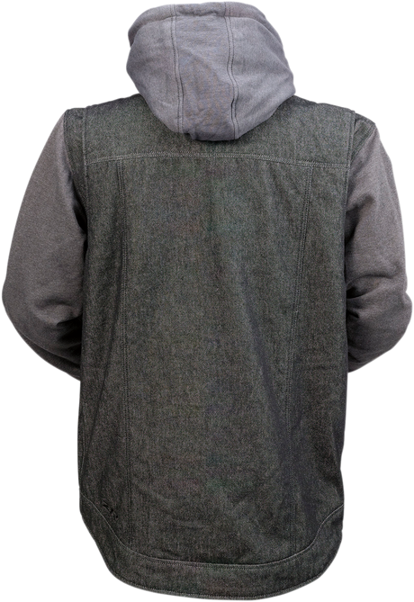 Z1R Denim Hoodie - Black/Gray - XL 2840-0107
