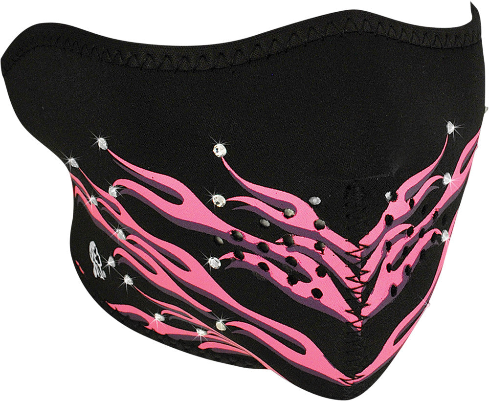 ZAN Highway Honeys Half Mask (Pink Flames) WNFM054HB