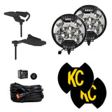 KC HiLiTES Jeep 392/Mojave SlimLite LED 2-Light Sys Ditch Light Kit 97167