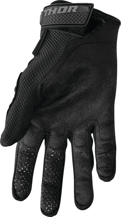 THOR Sector Gloves - Black/Gray - Large 3330-7252