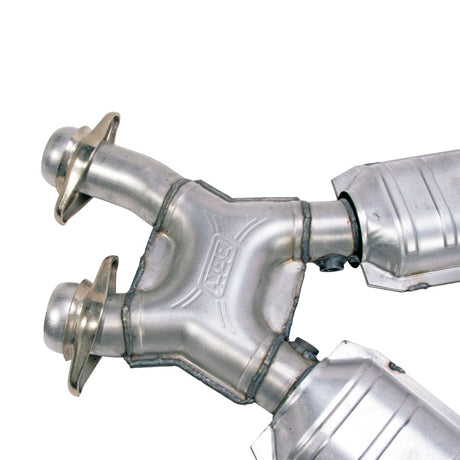 BBK 96-04 Mustang 4.6 GT / Cobra Short Mid X Pipe w Catalytic Converters 2-1/2 For Long Tube Headers 1638