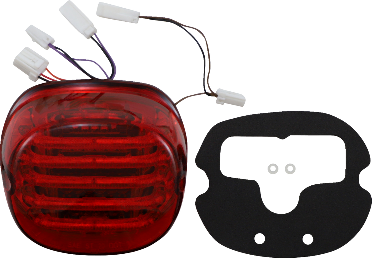 CUSTOM DYNAMICS Taillight/Turn Signal - Red Lens PB-TL-INT-NW-R