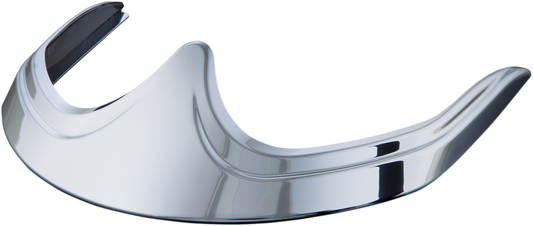 SHOW CHROME Fender Tip Accent - Chrome - Front 55-351