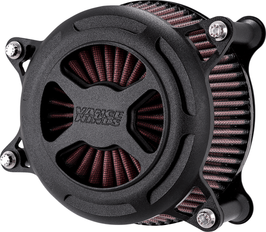 VANCE & HINES VO2 X Air Cleaner - Black Wrinkle 42363