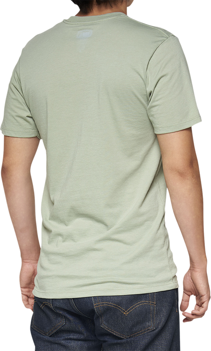 100% Pecten T-Shirt - Slate Green - Large 32144-486-12