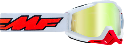 Gafas FMF PowerBomb - Rocket - Blanco - True Gold F-50037-00004 2601-2981 