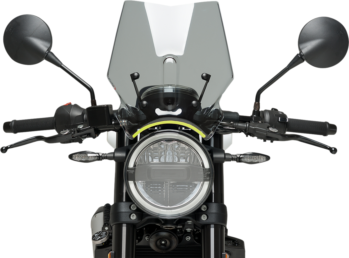 PUIG HI-TECH PARTS New Generation Windscreen - Light Smoke - Husqvarna 9702H