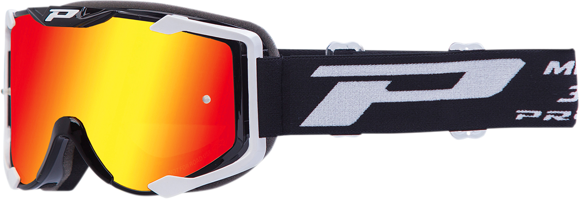 PRO GRIP 3404 Menace Goggles - Black - Mirror PZ3400NEFL