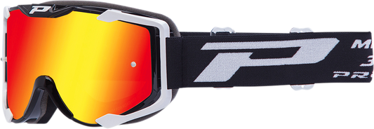 PRO GRIP 3404 Menace Goggles - Black - Mirror PZ3400NEFL