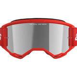 ALPINESTARS GOGGLES Vision 3 Goggle - Wordmark - Red - Silver Mirror 5103325-3094