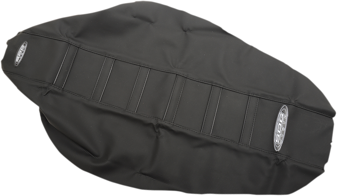 SDG 6-Ribbed Seat Cover - Black Ribs/Black Top/Black Sides 95913