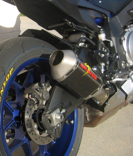 Graves Motorsports  Cat Back Slip-On Exhaust R1 / R1m / R1s 2015-2026 /Fz-10 2017-2018 / Mt-10 2018-2021 Exy-15r1-Cbtc