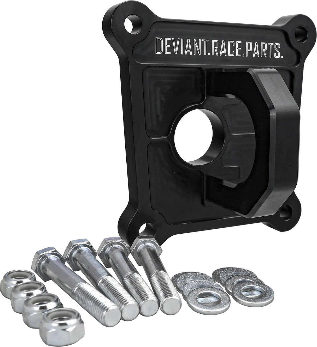 DEVIANT RACE PARTS Radius Arm Plate W/Eyelet Pol 45503