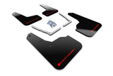 Rally Armor 16-21 Honda Civic Si Coupe Black UR Mud Flap w/ Red Logo MF50-UR-BLK/RD